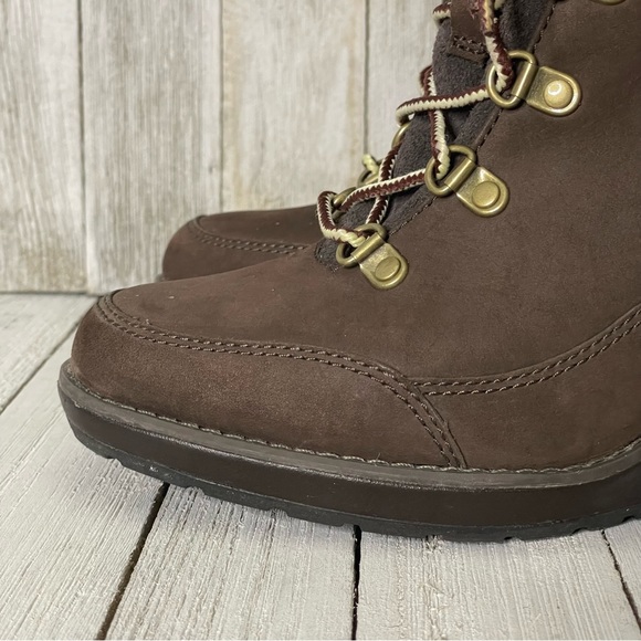 TIMBERLAND Earthkeepers Ladies Wedge Heel Boots Brown Size 7.5 - Picture 6 of 9